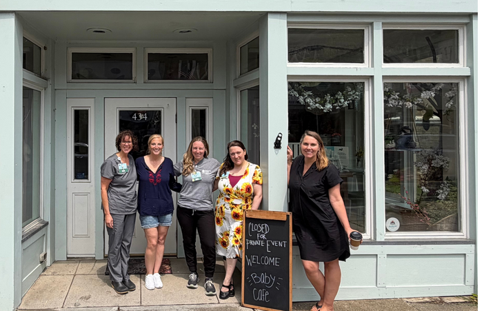 SVMC staff and the team at the Local & Co. celebrate the program's relaunch at the new location, July 2026